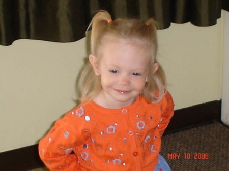 My little girl Emily Rose at 2 3/4yrs old.