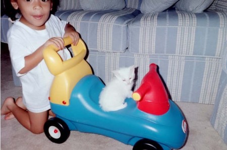 Takin Kitty for a ride