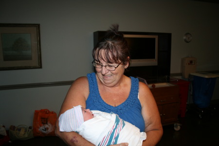 Me with my Great Granddaughter Lay'la Jade Hat