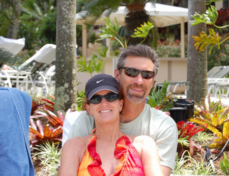 Wife and I in Maui