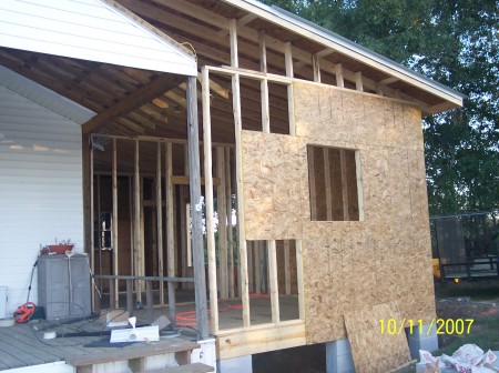 Beginning of the house renovatio (2007-2008)