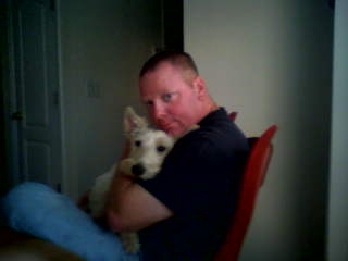 Our newst addition- Maggie Mae and Daddy!