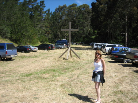 in Cambria at an outdoor Church service