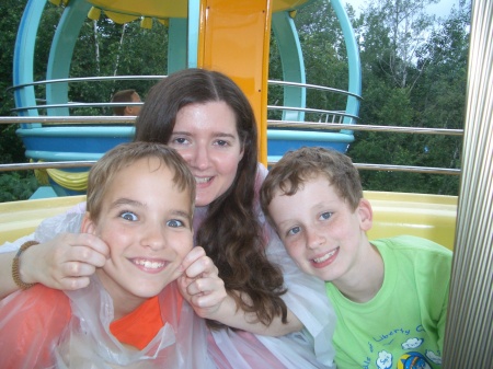 With my adorable nephews at Storyland 2008