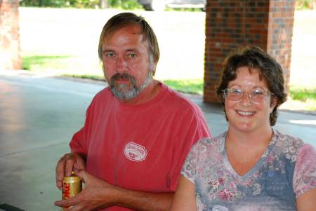 9/30/07 Dan and I at Catt family picnic