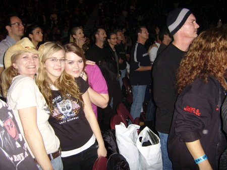me and my girls at Bon Jovi