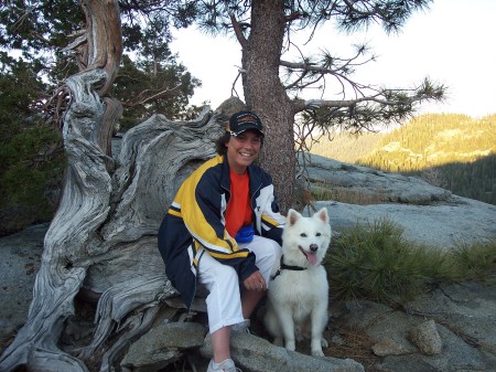 Hiking with Sam in Lake Tahoe