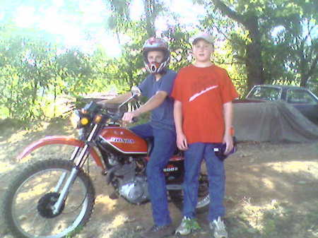 My boys and The Motorcycle