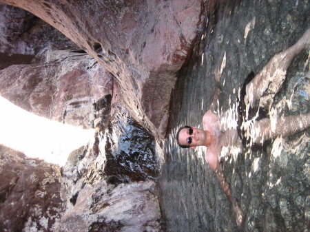 In Arizona hot springs