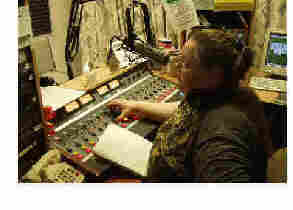 Here I am on the radio