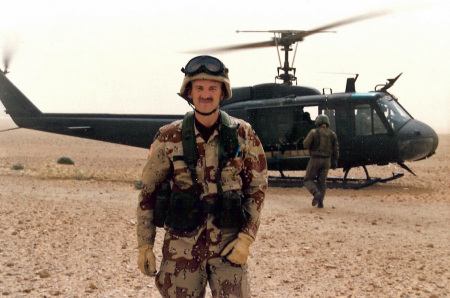 Mike in Iraq 1991