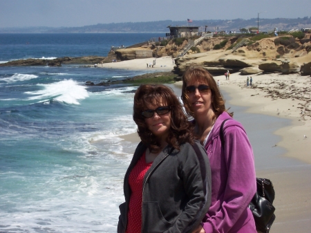 My sister and I in LaJolla May 07