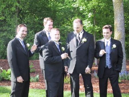 Wedding Day with the Best Men