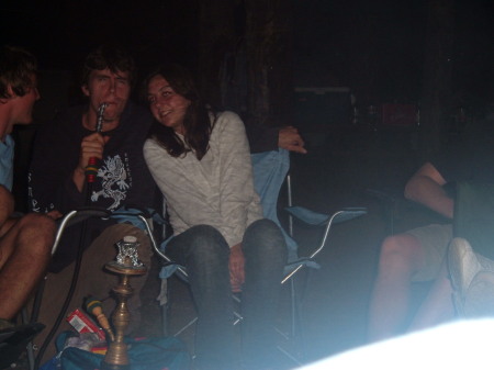 me and ryan on camping trip
