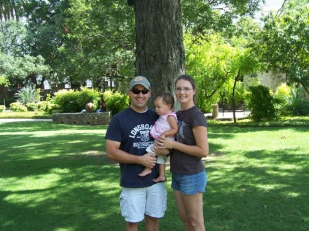 My Daughter Joelene, Grandaughter Eva, and Son- in- law  Bill.