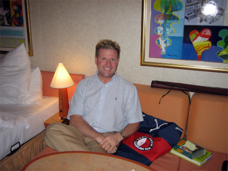 In cabin on Carnival Cruise 2005