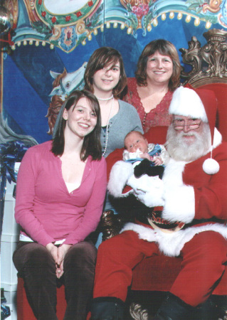 Santa and the girls