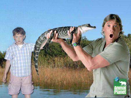 d'Artagnon and Steve Irwin