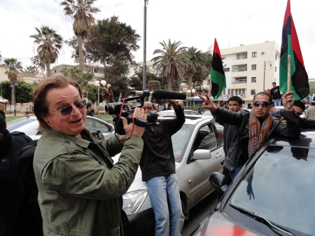 Mickey Grant covering Libya in March