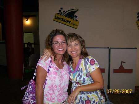 With my friend Nancy at the Buffet Concert