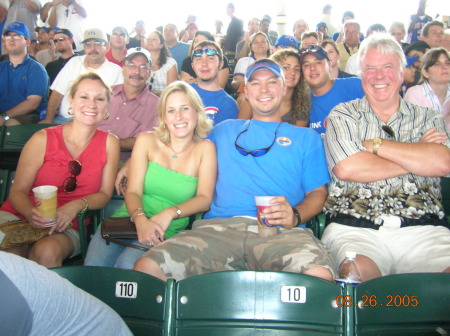 Cubs game with my family - August 2005