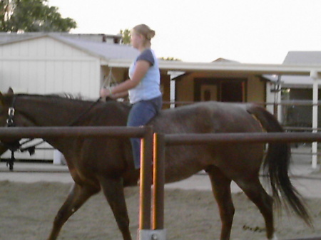 Jorden Horseback riding lessons-2006