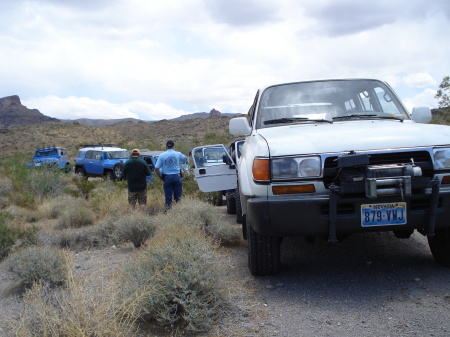 LC "The Beast" Leading a Pack of Jeeps