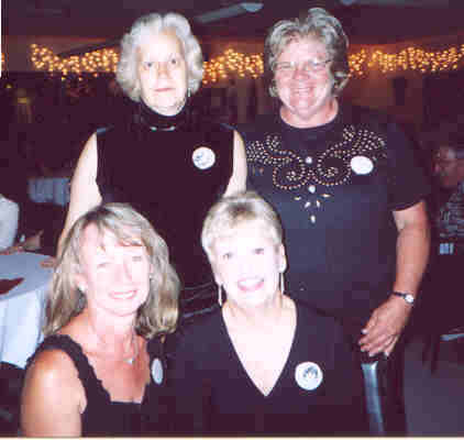 Sis, Pat, Moi, Mary Jane ~ 40th Reunion ~ 2004