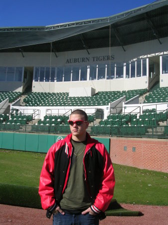 Cory-16-On Auburn baseball field