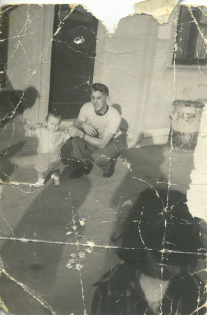 MY DAD & BROTHER AL IN 1947