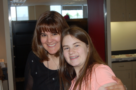 Lisa and Breanna - take your daughter to work day 2006