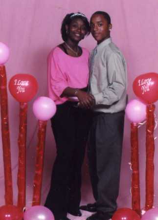 My oldest twin 8th grade prom picture