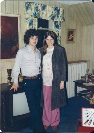Me and Cheryl Christmas 1978
