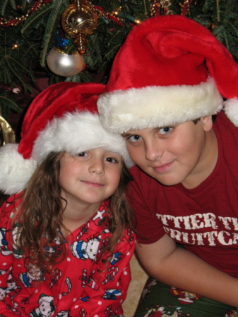 Joseph (10) and Anna (5) Christmas '07