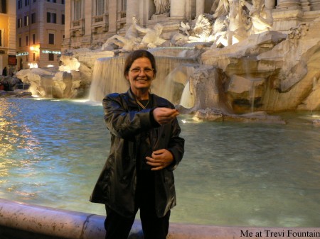Trevi Fountain in Rome March 2006