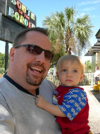 Dad and Gray in South Carolina