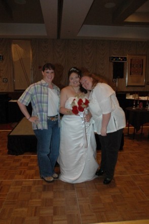 Kay and Jamie made it to my Wedding!