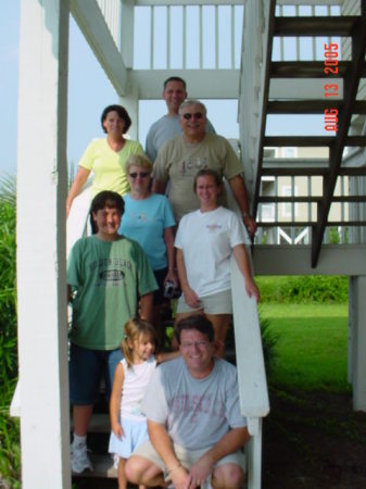 The whole family at the beach 8/2005