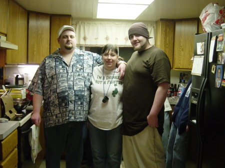 The three kids together. Jim, Dawn & Jake. At Dawn's 30TH B Day.