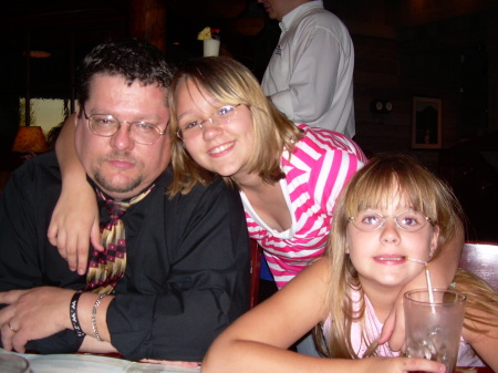 My husband and daughters.