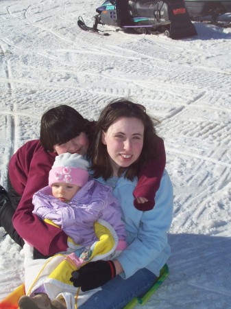 My daughters Rebecca & Jessica with daughter Amber