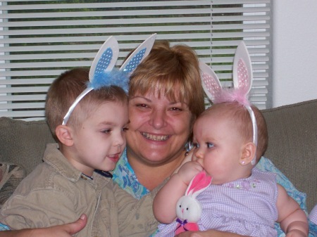 Grandma Bunny and her two little bunnetts!