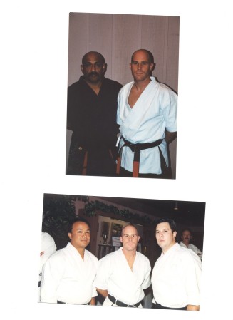 My Karate instructor from Chino and other black belts