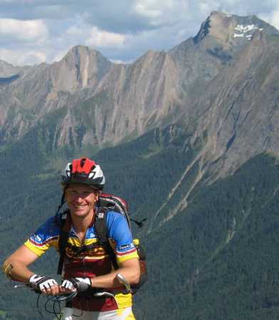 Scott Mtn biking in the Alps