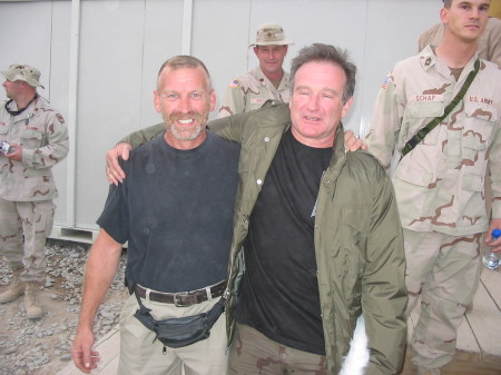 Murph in Khandahar with Robin Williams