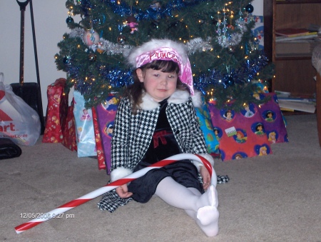 my daughter Kaitlyn christmas 2006
