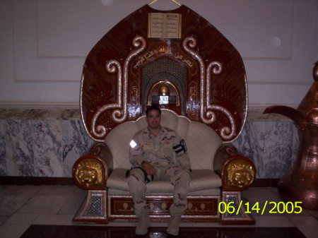 Saddam Hussein's throne