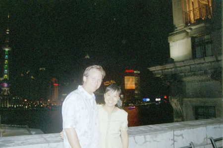 Kevin and Wife in Shanghai