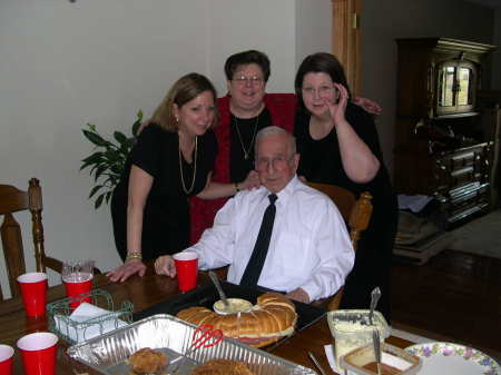 Dad, Linda, Sandy and Cecelia