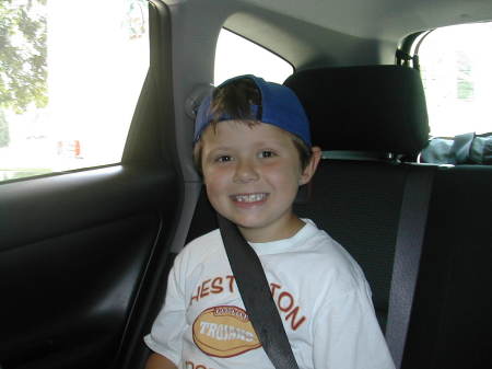 Jonah on his way to camp